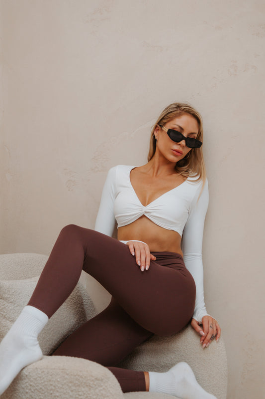 Zya Crop - White
